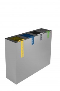 Edinburgh 4W Open top lid with frontal adhesives